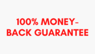 100% money back guarantee