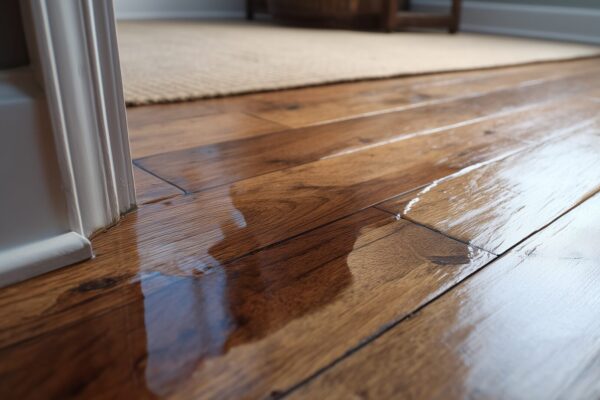 slab leak from ground